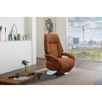 Relaxfauteuil Givors microvezel - Microvezel Priya: Cognackleurig - Relaxfunctie