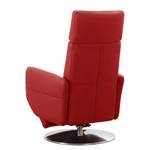 Fauteuil relax Bosville Cuir véritable - Cuir Pua: Rouge - Fonction relaxation - Réglage électrique : 2 moteurs avec batterie