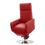 Fauteuil relax Bosville Cuir véritable - Cuir Pua: Rouge - Fonction relaxation - Avec aide au redressement - Réglage électrique : 2 moteurs avec batterie