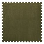 Repose-pieds capitonné Monteux Velours - Velours Ravi: Vert olive - 63 x 63 cm