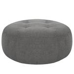 Pouf Montfort Chenille - Tissu Chenille Alix: Gris