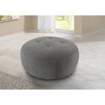 Pouf Montfort Chenille - Tissu Chenille Alix: Gris