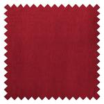 Gestoffeerde Hocker Monteux fluweel - Velours Ravi: Rood - 104 x 104 cm