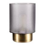 LED-tafellamp Pure Glamour transparant glas/messing - 1 lichtbron
