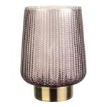 LED-tafellamp Fancy Glamour transparant glas/messing - 1 lichtbron