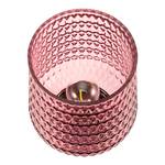 LED-Tischleuchte Rose Glamour Klarglas / Messing - 1-flammig