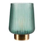 LED-tafellamp Pretty Glamour transparant glas/messing - 1 lichtbron