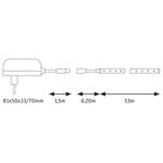 LED-strips SimpLED 7,5m I aluminium - 1 lichtbron