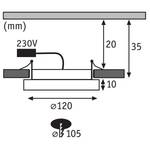 LED-Einbauleuchte Areo XI