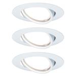 LED-inbouwlamp Base III acrylglas/aluminium - 3 lichtbronnen