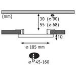 LED-Einbauleuchte Veluna III