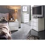 Commode Alabama I Blanc brillant / Gris