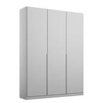 Armoire à portes battantes Alabama Gris - 136 x 229 cm - Classic - Sans portes miroir