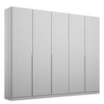 Armoire à portes battantes Alabama Gris - 226 x 210 cm - Classic - Sans portes miroir