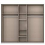 Drehtürenschrank Alabama Grau - 226 x 210 cm - Classic - Ohne Spiegeltür/-en