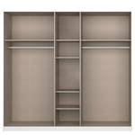 Drehtürenschrank Alabama Grau - 226 x 210 cm - Classic - Mit Spiegeltür/-en