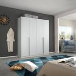 Armoire à portes battantes Alabama Gris - 181 x 210 cm - Premium - Sans portes miroir