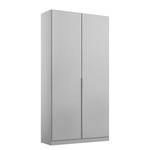 Armoire à portes battantes Alabama Gris - 91 x 210 cm - Premium - Sans portes miroir