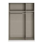 Drehtürenschrank Alabama Grau - 136 x 210 cm - Basic - Ohne Spiegeltür/-en