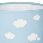 Lampe Wolke 7 Coton / Acier inoxydable - 1 ampoule - Bleu layette