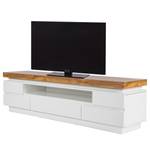 Tv-meubel Namona II inclusief verlichting - Eikenhouten look/wit