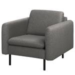 Fauteuil La Motte Tissu - Tissu Sogol: Gris foncé - Sans repose-pieds