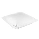 Oreiller White III Coton / Plumes d’oie - Blanc - 80 x 80 cm