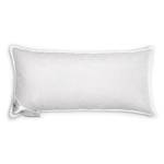 Oreiller White III Coton / Plumes d’oie - Blanc