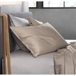 Taies d’oreiller Satinado II (lot de 2) Satin de coton - Sable - 80 x 80 cm