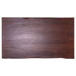 Table Balleroy Acacia massif / Fer - Largeur : 160 cm