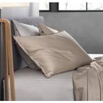 Taies d’oreiller Satinado II (lot de 2) Satin de coton - Sable - 50 x 50 cm