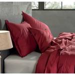 Kissenbezug Satinado II (2er-Set) Baumwolle Satin - Rot - 80 x 80 cm