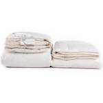 Couette double en duvet 4 saisons Gold Coton / Duvet d’oie - Blanc - 260 x 220 cm