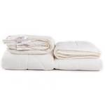 Couette simple 4 saisons Gold Fibres creuses - Blanc - 260 x 220 cm