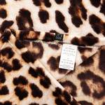 Plaid Leopard polyester fleece - bruin