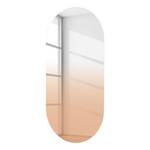 Miroir ovale effet brumeux rosé 45 x 91 Cuivre