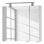 Spiegelschrank 3400 Inklusive Beleuchtung - Weiß - Breite: 80 cm