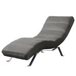 Chaise relax Kasson Tissu - Tissu Urda: Gris - Argenté