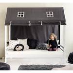 Hausbett Hoppekids Basic IV mitwachsendes Bett mit ECO-Matratze - Schwarz