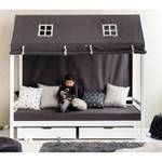 Hausbett Hoppekids Basic II mitwachsendes Bett ohne Matratze - Schwarz