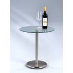 Beistelltisch Billiere Glas / Metall - Silber