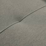 Panca imbottita Koro I Tessuto liscio / Ferro - Color grigio pallido - Larghezza: 210 cm