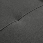 Panca imbottita Koro II Tessuto liscio / Ferro - Color antracite - Larghezza: 170 cm