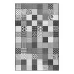 In- & outdoorvloerkleed Chester kunstvezels - zwart/wit - 120 x 170 cm