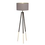 Lampadaire Bidford Lin / Acier - 1 ampoule - Noir