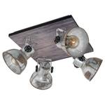 Plafondlamp Barnstaple staal - Aantal lichtbronnen: 4