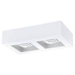 LED-plafondlamp Ferreros polycarbonaat/staal - Aantal lichtbronnen: 2