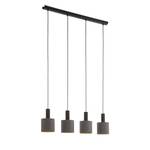 Luminaires suspendus CONCESSA 1 Lin / Acier - 4 ampoules