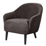 Fauteuil Viggianello Tissu - Tissu Nona: Gris foncé