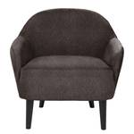 Fauteuil Viggianello Tissu - Tissu Nona: Gris foncé